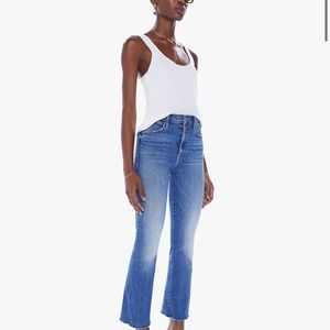 Mother Denim Hustler Ankle Fray